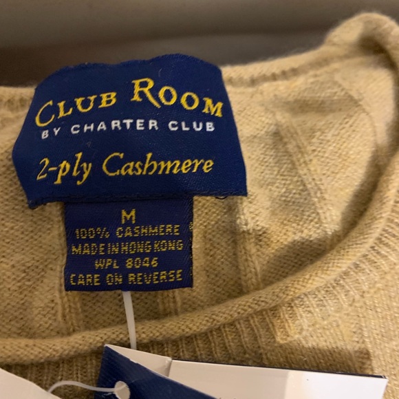 Cashmere sweater - light mustard - size medium - Picture 3 of 4